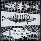 mosaic fish table